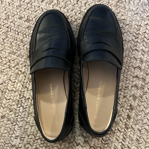 Stuart Weitzman Black Loafers - Picture 6 of 7